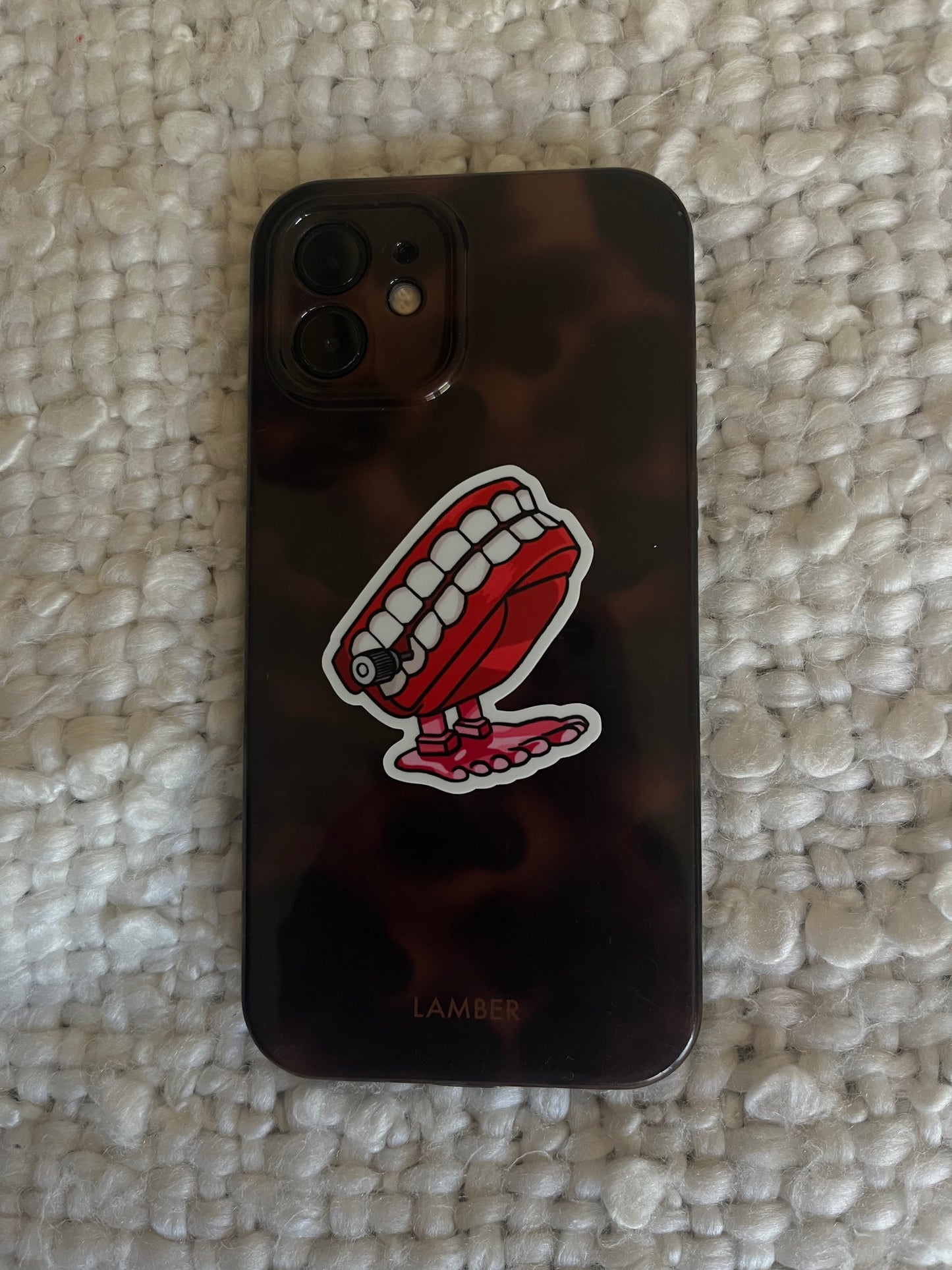 Chattering teeth Sticker